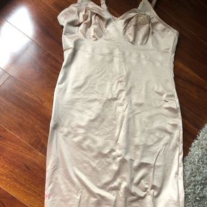 Ruby Ribbon Sheer Slip